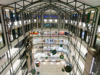 A general view of Westgate Shopping Mall in Shanghai, China, on July 24, 2024, as the company is issuing a notice that Westgate Mall will ce...