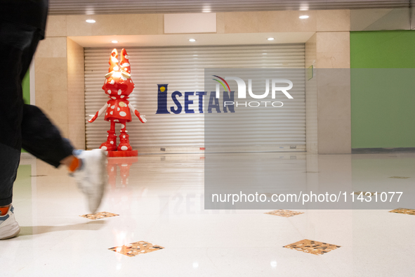 A general view of Westgate Shopping Mall in Shanghai, China, on July 24, 2024, as the company is issuing a notice that Westgate Mall will ce...