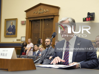 FBI Director Christopher Wray is testifying before the House Judiciary Committee about the attempted assassination of President Donald Trump...