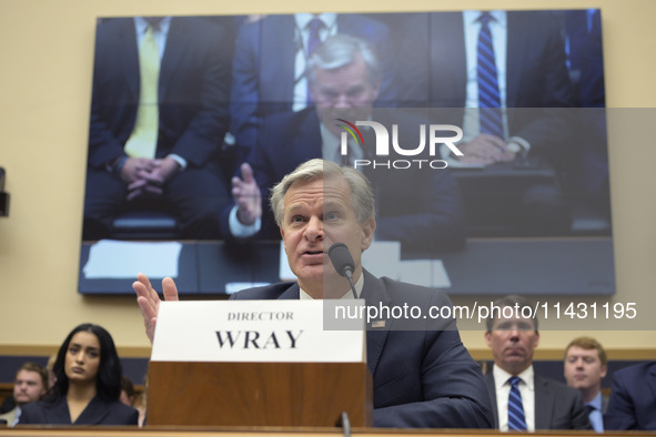 FBI Director Christopher Wray is testifying before the House Judiciary Committee about the attempted assassination of President Donald Trump...