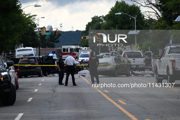 The New Jersey Attorney General's Office is investigating a fatal motor vehicle crash that is occurring in East Orange, New Jersey, United S...