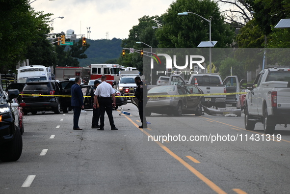 The New Jersey Attorney General's Office is investigating a fatal motor vehicle crash that is occurring in East Orange, New Jersey, United S...