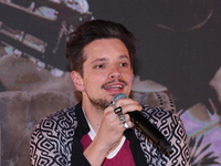 Venezuelan singer Andres Vicente Lazo Uslar, known as Lasso, is attending a press conference to promote the music video launch of 'Siempre l...