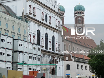 Tourists are visiting the center of Munich in Munich, Germany, on July 21, 2024. (