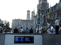 Tourists are visiting the center of Munich in Munich, Germany, on July 21, 2024. (