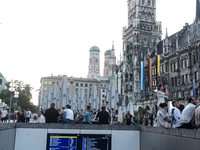 Tourists are visiting the center of Munich in Munich, Germany, on July 21, 2024. (