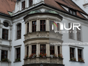 Tourists are visiting the center of Munich in Munich, Germany, on July 21, 2024. (