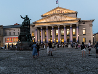 Tourists are visiting the center of Munich in Munich, Germany, on July 21, 2024. (