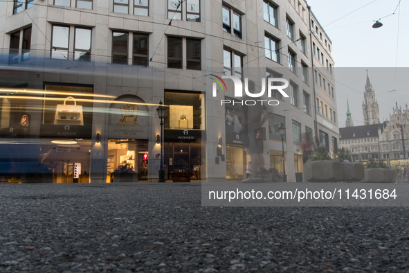 Tourists are visiting the center of Munich in Munich, Germany, on July 21, 2024. 