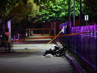 Three people are being shot, with one dead, in Washington, D.C., United States, on July 24, 2024. At approximately 9:25 p.m., Wednesday even...