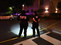 Three people are being shot, with one dead, in Washington, D.C., United States, on July 24, 2024. At approximately 9:25 p.m., Wednesday even...