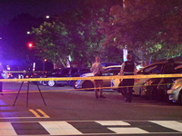 Three people are being shot, with one dead, in Washington, D.C., United States, on July 24, 2024. At approximately 9:25 p.m., Wednesday even...