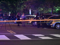 Three people are being shot, with one dead, in Washington, D.C., United States, on July 24, 2024. At approximately 9:25 p.m., Wednesday even...