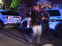 Three people are being shot in a shooting in Washington, D.C., United States, on July 24, 2024. At approximately 8:48 p.m., Wednesday evenin...