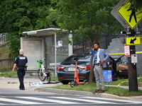 One person is suffering injuries after being shot in Washington, D.C., United States, on July 25, 2024. One person is being injured on the 1...