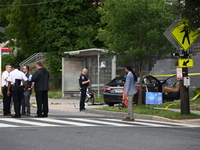 One person is suffering injuries after being shot in Washington, D.C., United States, on July 25, 2024. One person is being injured on the 1...