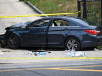 One person is suffering injuries after being shot in Washington, D.C., United States, on July 25, 2024. One person is being injured on the 1...