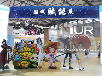 A view of the 20th ChinaJoy in Shanghai, China, on July 30, 2023. (