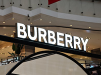 A Burberry store is being seen in Shanghai, China, on July 25, 2024. (