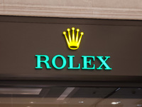 A Rolex watch store is being seen in Shanghai, China, on July 25, 2024. (