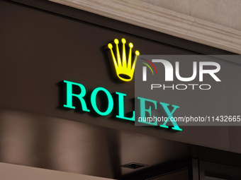 A Rolex watch store is being seen in Shanghai, China, on July 25, 2024. (