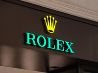 A Rolex watch store is being seen in Shanghai, China, on July 25, 2024. (