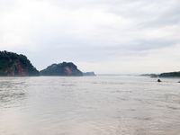 Tourists are visiting the Leshan Giant Buddha scenic spot in Leshan, China, on July 25, 2024. (