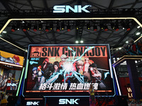 The SNK Booth is appearing at ChinaJoy 2024 in Shanghai, China, on July 25, 2024. (