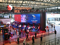 Snapdragon Theme Hall is taking place at ChinaJoy 2024 in Shanghai, China, on July 25, 2024. (