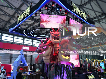 ChinaJoy 2024 Preview is taking place in Shanghai, China, on July 25, 2024. (