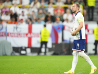 Harry Kane centre-forward of England and Bayern Munich during the UEFA EURO 2024 semi-final match between Netherlands and England at Footbal...