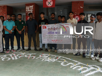 The student wing of the ruling Nepali Congress, the Nepal Student Union, is holding a candlelight vigil in memory of the victims of Wednesda...