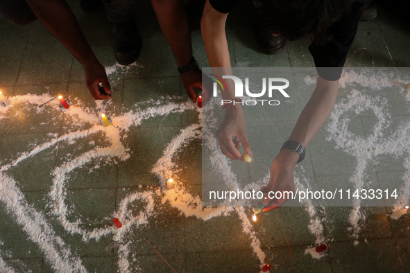 The student wing of the ruling Nepali Congress, the Nepal Student Union, is holding a candlelight vigil in memory of the victims of Wednesda...