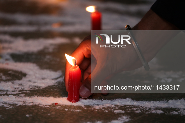 The student wing of the ruling Nepali Congress, the Nepal Student Union, is holding a candlelight vigil in memory of the victims of Wednesda...