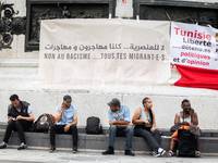 Several hundred people are gathering at Place de la Republique, in Paris, France, on July 25, 2024, to denounce the social and environmental...