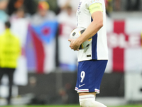 Harry Kane centre-forward of England and Bayern Munich during the UEFA EURO 2024 semi-final match between Netherlands and England at Footbal...