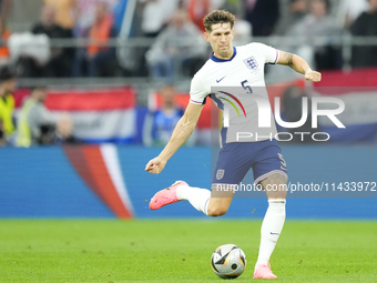 John Stones centre-back of England and Manchester City during the UEFA EURO 2024 semi-final match between Netherlands and England at Footbal...