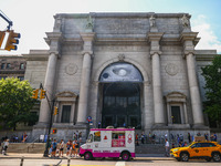  Facade of the east entrance of  American Museum of Natural History in New York City, United States of America on July 7th, 2024.  (