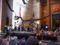 The Theodore Roosevelt Memorial Hall of American Museum of Natural History in New York City, United States of America on July 7th, 2024.  (