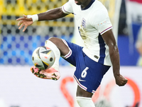  Marc Guehi centre-back of England and Crystal Palace controls the ball during the UEFA EURO 2024 semi-final match between Netherlands and E...