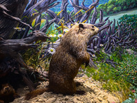  Groundhog model at American Museum of Natural History in New York City, United States of America on July 7th, 2024.  (