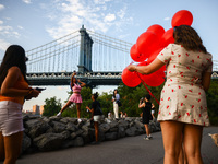  A view on Manhattan Bridge in New York City, United States of America on July 7th, 2024.  (