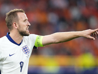 Harry Kane centre-forward of England and Bayern Munich during the UEFA EURO 2024 semi-final match between Netherlands and England at Footbal...