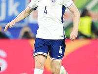 Declan Rice defensive midfield of England and Arsenal FC during the UEFA EURO 2024 semi-final match between Netherlands and England at Footb...