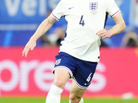 Declan Rice defensive midfield of England and Arsenal FC during the UEFA EURO 2024 semi-final match between Netherlands and England at Footb...