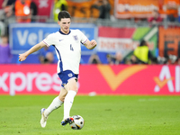 Declan Rice defensive midfield of England and Arsenal FC during the UEFA EURO 2024 semi-final match between Netherlands and England at Footb...