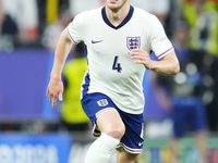 Declan Rice defensive midfield of England and Arsenal FC during the UEFA EURO 2024 semi-final match between Netherlands and England at Footb...