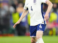 Declan Rice defensive midfield of England and Arsenal FC during the UEFA EURO 2024 semi-final match between Netherlands and England at Footb...