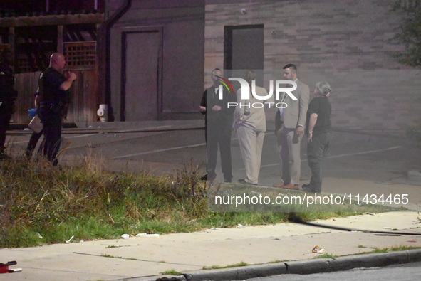 A 42-year-old male is being shot and killed in Baltimore, Maryland, United States, on July 25, 2024. On Thursday evening at around 9:07 p.m....