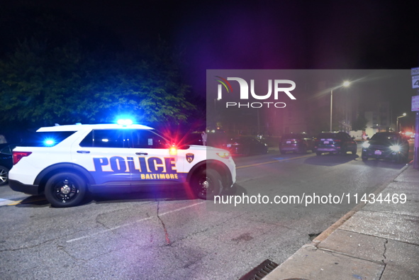 A 42-year-old male is being shot and killed in Baltimore, Maryland, United States, on July 25, 2024. On Thursday evening at around 9:07 p.m....